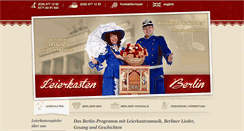 Desktop Screenshot of leierkasten-berlin.de